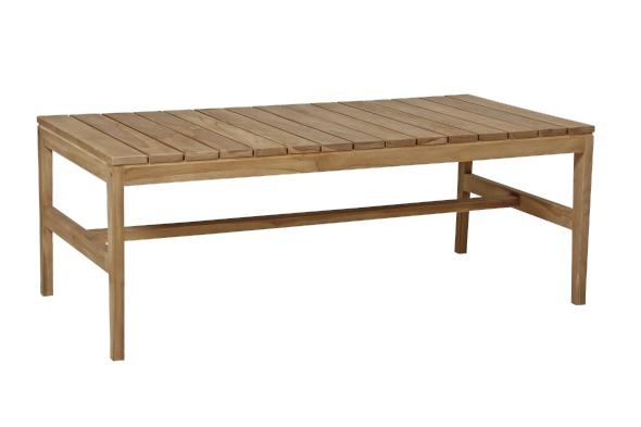 Populär soffbord 140x70 cm - teak