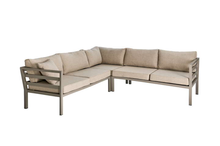 Weldon Hörnsoffa - Khaki/sand Dyna