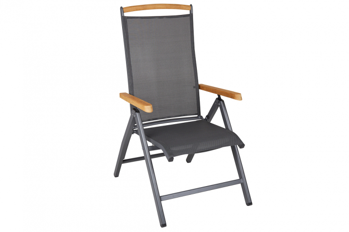 Andy positionsstol - antracit/antracit teak