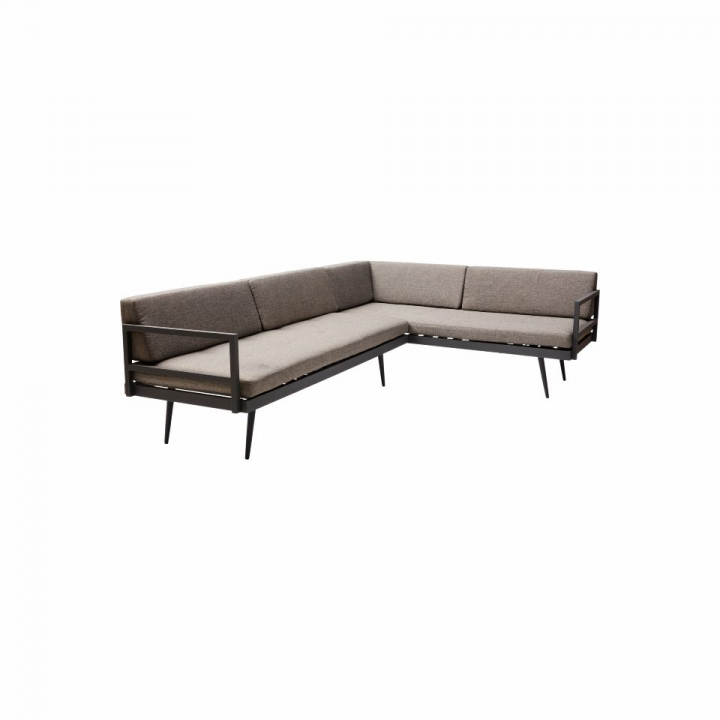 Rio Loungesoffa Inkl. 2 Soffor - Antracit/grå