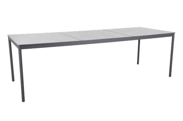 Nox matbord 237x90 cm - antracit / grå betonglook