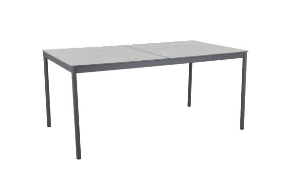 Nox matbord 158x90 cm - antracit/grå betonglook
