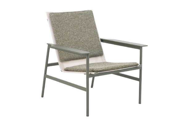 Soro loungefåtölj - nordic green/teddy verde dyna