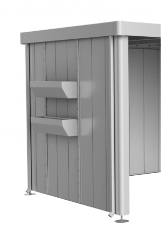 Neo FloraBoard till sidotak - metallic silver