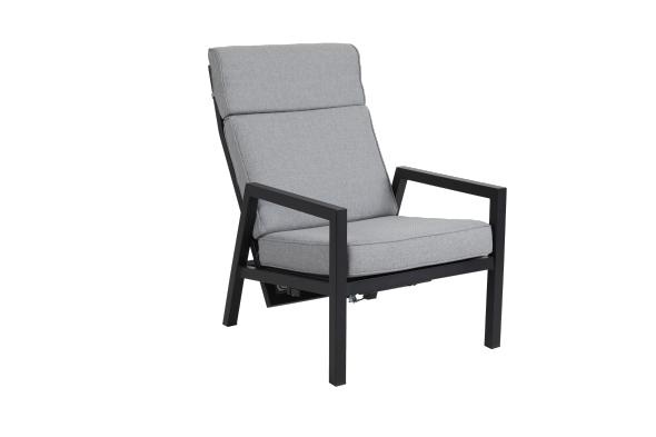 Belfort positionsstol, ställbar - svart/pearl grey dyna