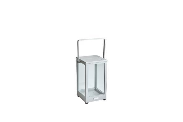 Belfort ljuslykta, liten - light grey