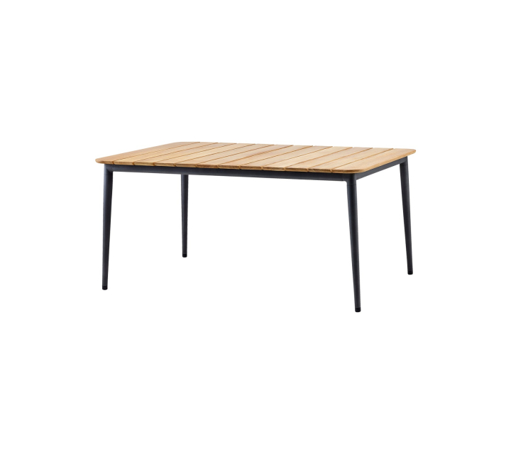 Core matbord 160x90 cm - lava grey