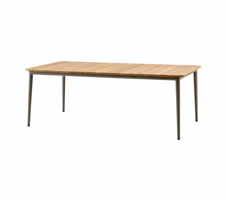 Core matbord 210x90 cm - taupe i gruppen Utemöbler / Material / Aluminiummöbler / Matbord - Aluminiummöbler hos Sommarboden i Höllviken AB (50128ATT)