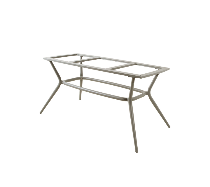 Joy matbordunderrede oval - taupe