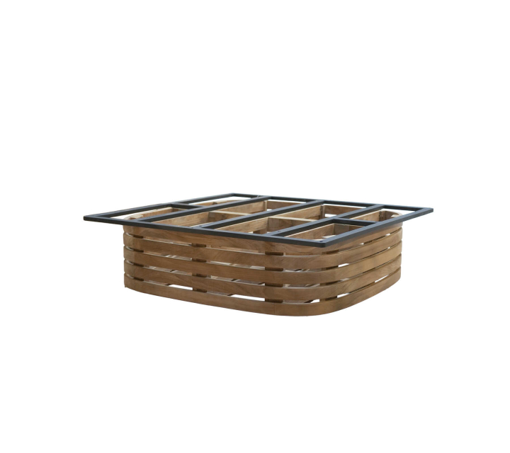 Mellow soffbordunderrede, large kvadratisk - teak