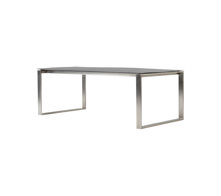Edge matbordunderrede m/120 cm extension - rostfritt stål
