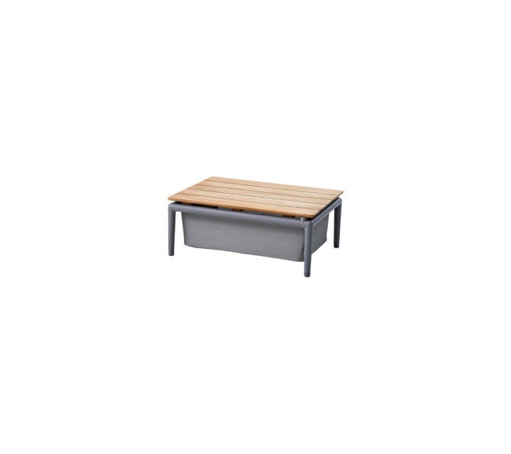 Conic Box Bord - Teak/light Grey