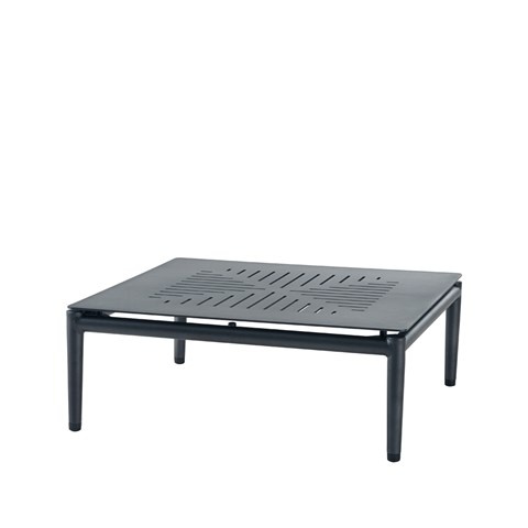 Conic soffbord 75x75 cm - lava grey