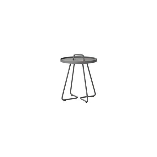 On-the-move sidobord, mini - light grey