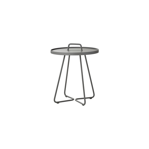 On-the-move sidobord, liten - light grey