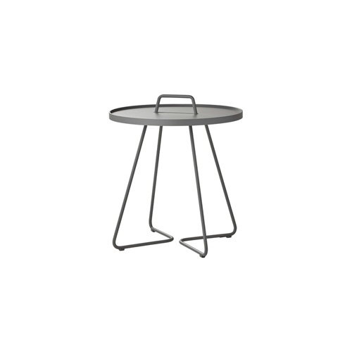 On-the-move sidobord, stor - light grey