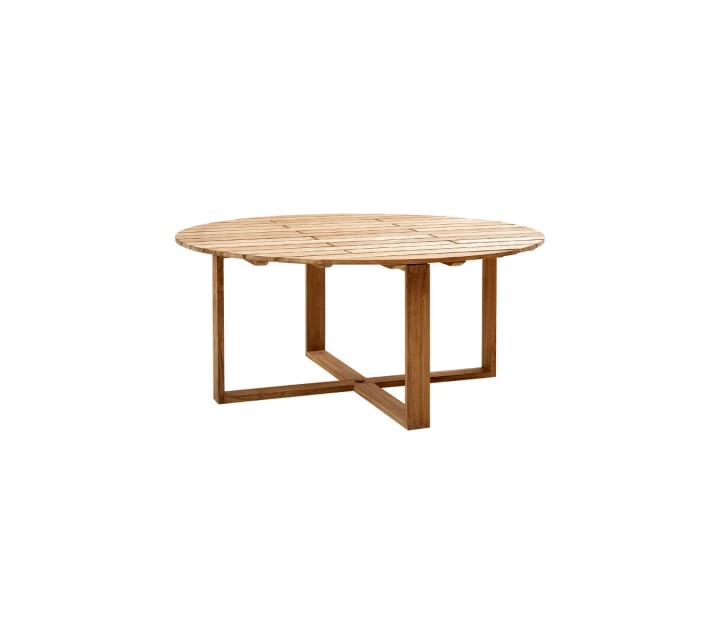 Endless matbord Ø 170 cm - teak