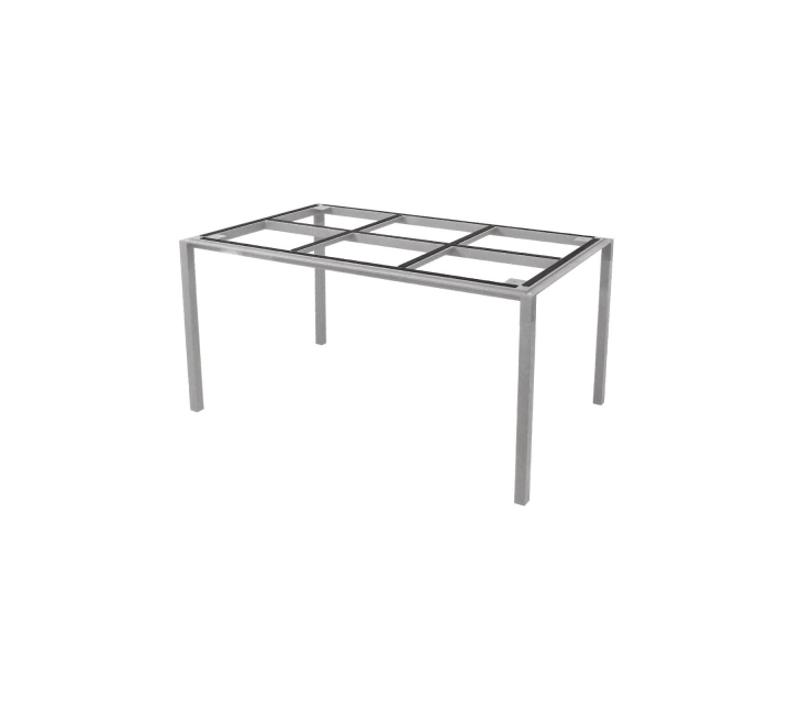 Pure matbordsunderrede 150x90 cm - light grey
