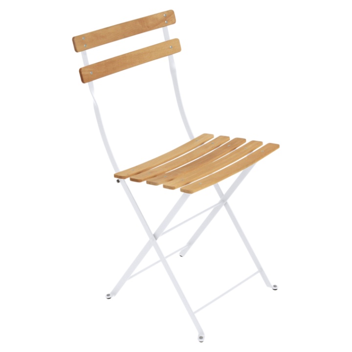 Bistro Naturel Fällstol - Cotton White