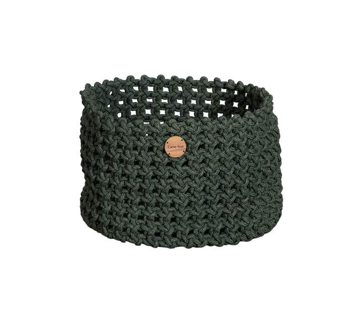 Soft Rope Korg Stor Ø 50 Cm - Dark Green
