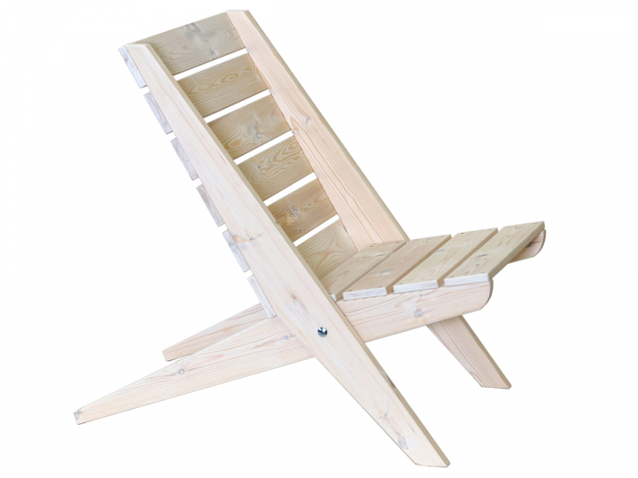 Eco Double Granny stol - oljad furu/vit