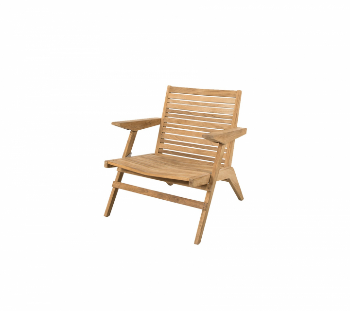 Flip loungefåtölj - teak
