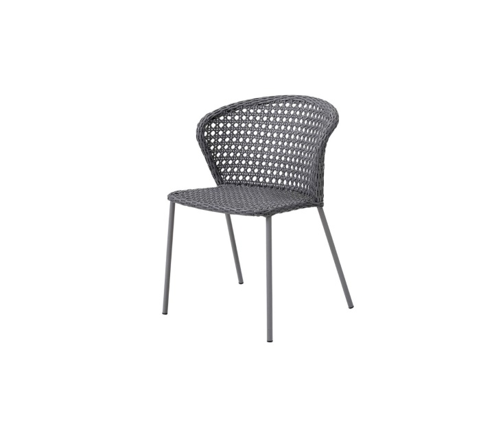 Lean Stol Stapelbar - Light Grey