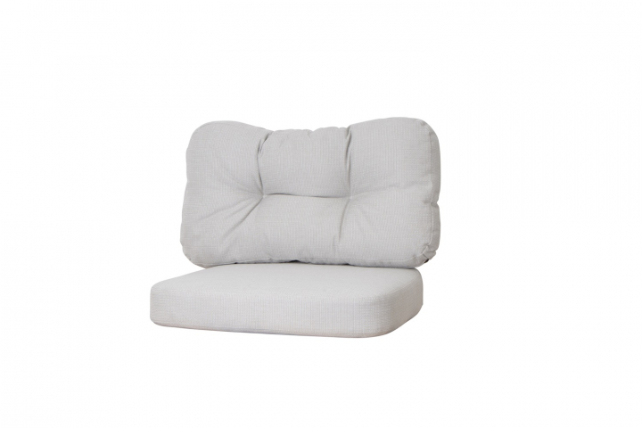Ocean dynset loungefåtölj large - white grey