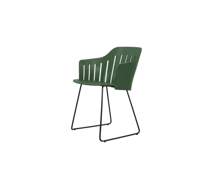 Choice stol m/medar - dark green/black