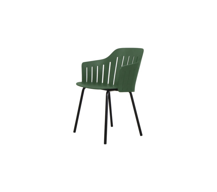 Choice stol m/4 ben - dark green/black