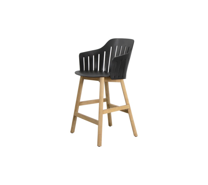 Choice mellanhög stol - black/teak