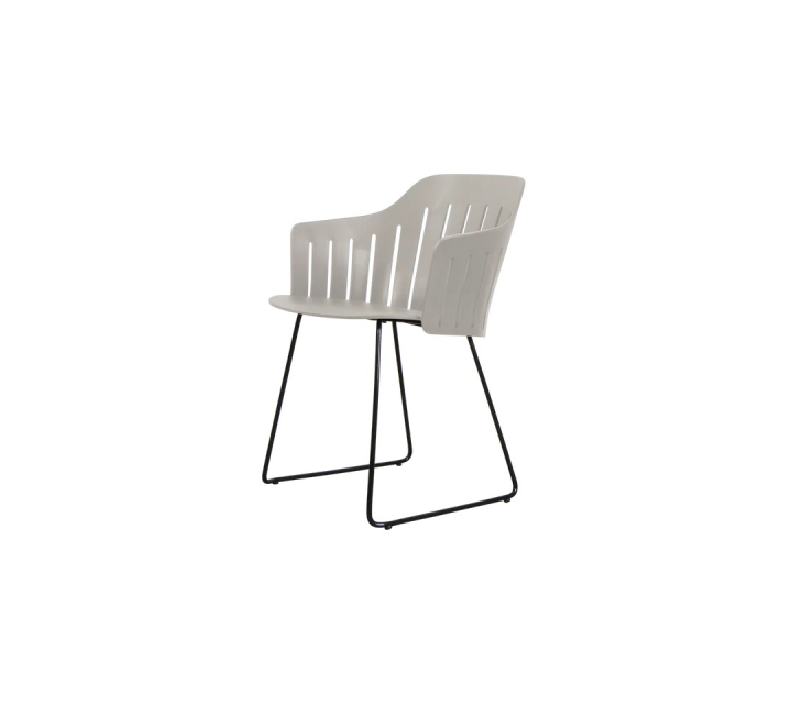 Choice stol m/medar - taupe/black