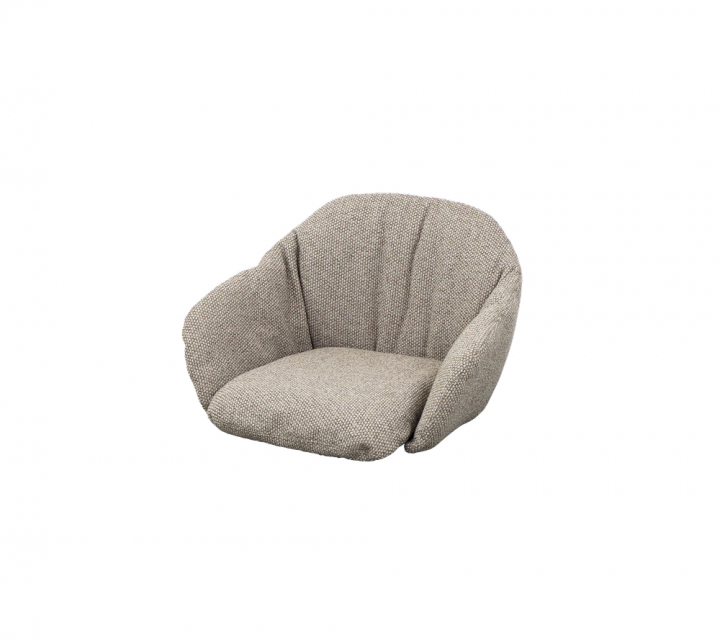 Stay stol dynset rise - light brown