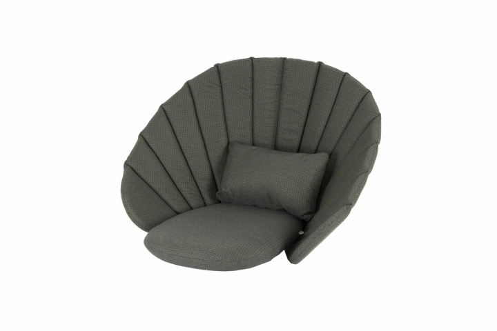 Peacock dynset loungefåtölj - dark green