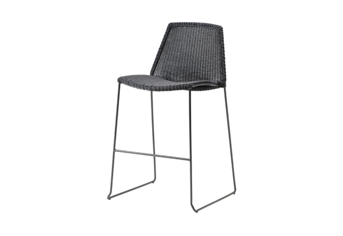 Breeze Barstol Stapelbar - Black