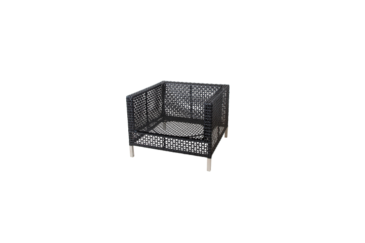 Connect loungefåtölj - black/graphite
