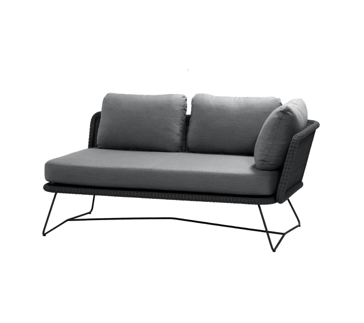 Horizon Modulsoffa Vänster - Black/grey