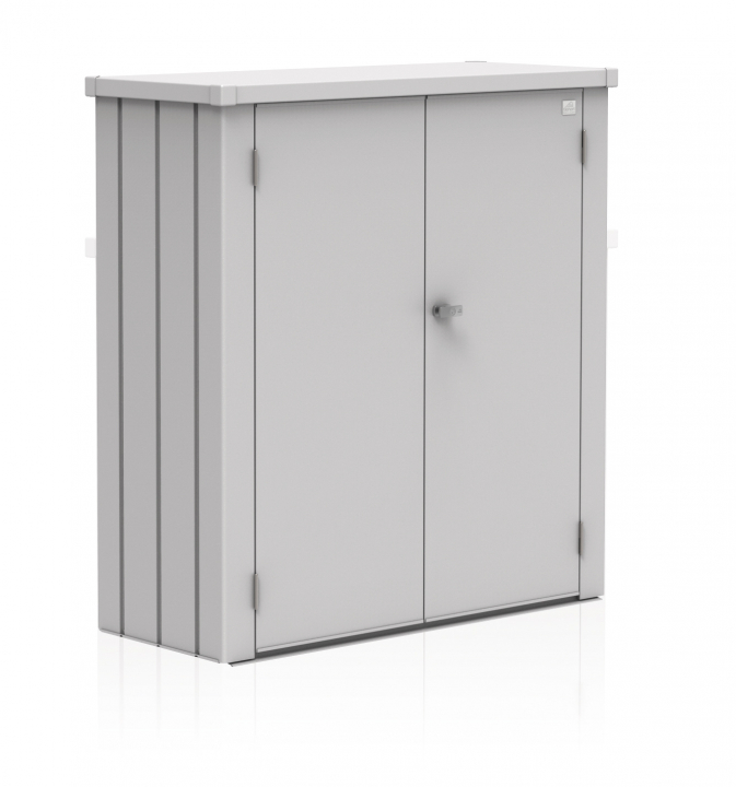Romeo terrasskåp M - metallic silver