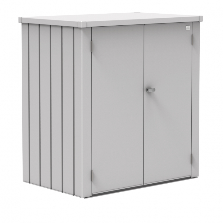 Romeo terrasskåp L - metallic silver