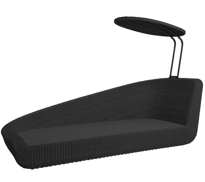 Savannah Daybed Höger Modul - Black