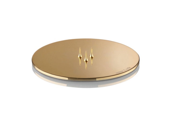Ljusplatta 12 Cm - Shiny Gold