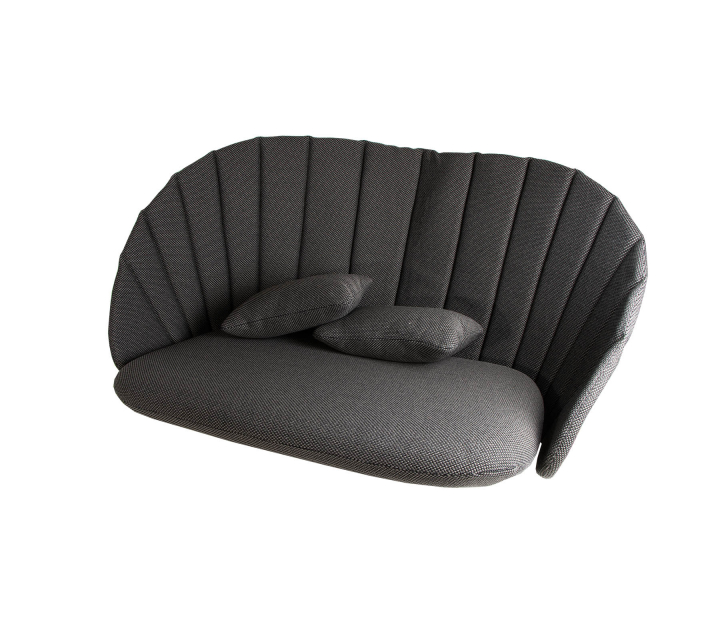 Peacock dynset 2-sits soffa - dark grey