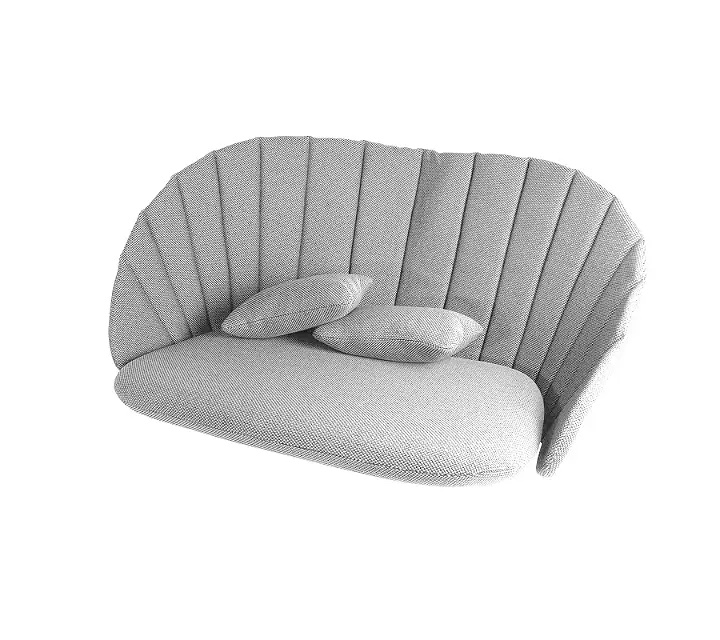 Peacock dynset 2-sits soffa - light grey