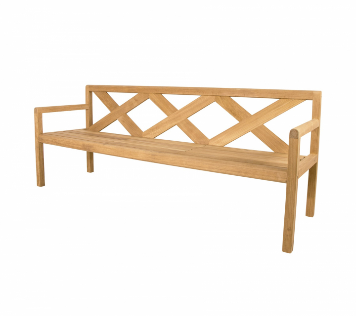 Grace 3-sits bänk - teak