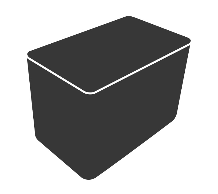 Cover 14: Mega 2 - Sits Soffa/Mega Daybed - Black