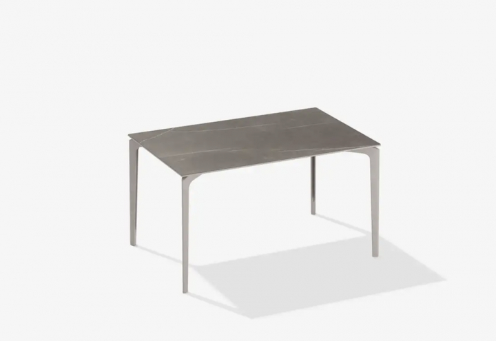 AllSize bord keramikskiva 130x80 cm - pearly gold/smoky grey
