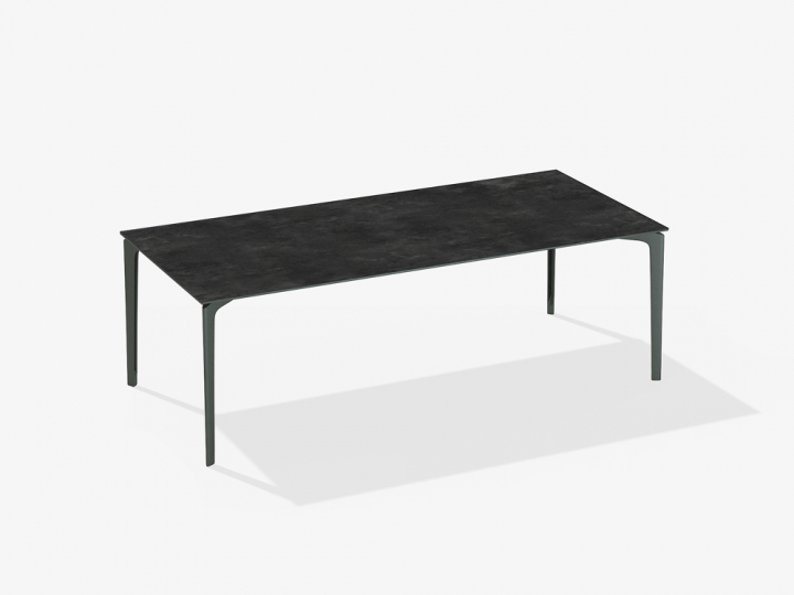 AllSize bord keramikskiva 220x100 cm - bottle green/night