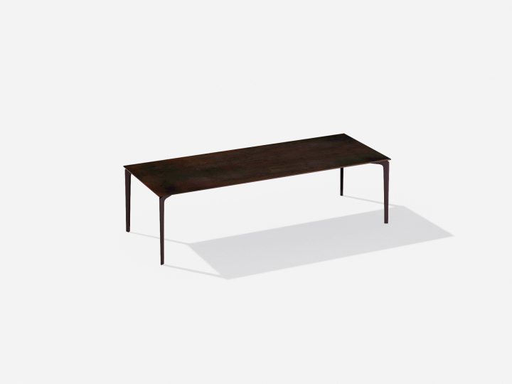 AllSize bord keramikskiva 260x100 - chestnut brown/corten