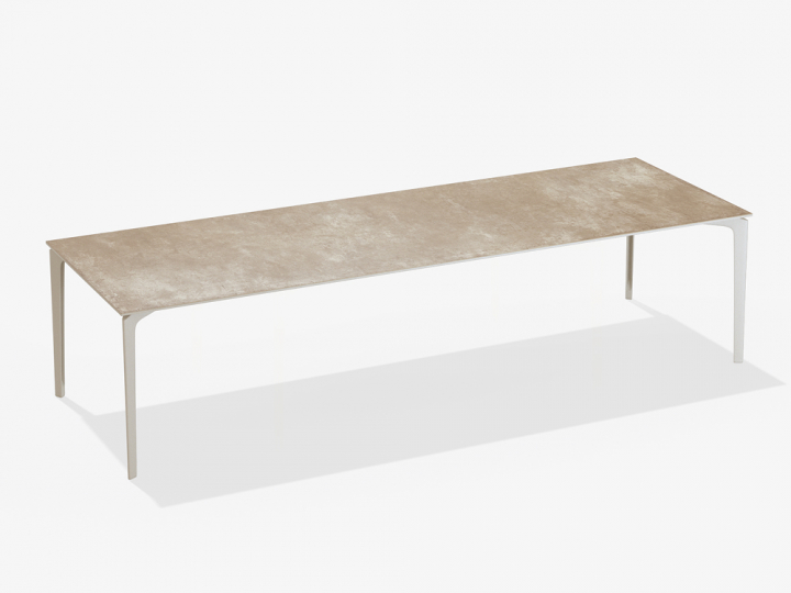 AllSize bord keramik 300x100 cm - pearly gold/hazel