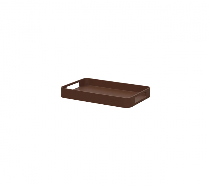 Club serveringsbricka, liten - desert red
